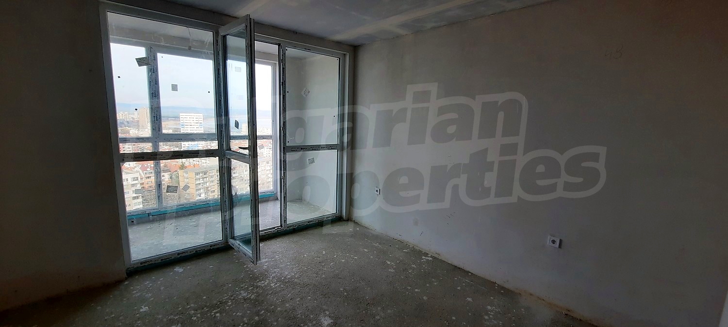 inside, view from balcony