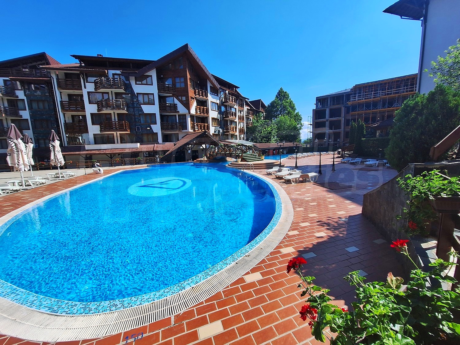 outside, pool, facade