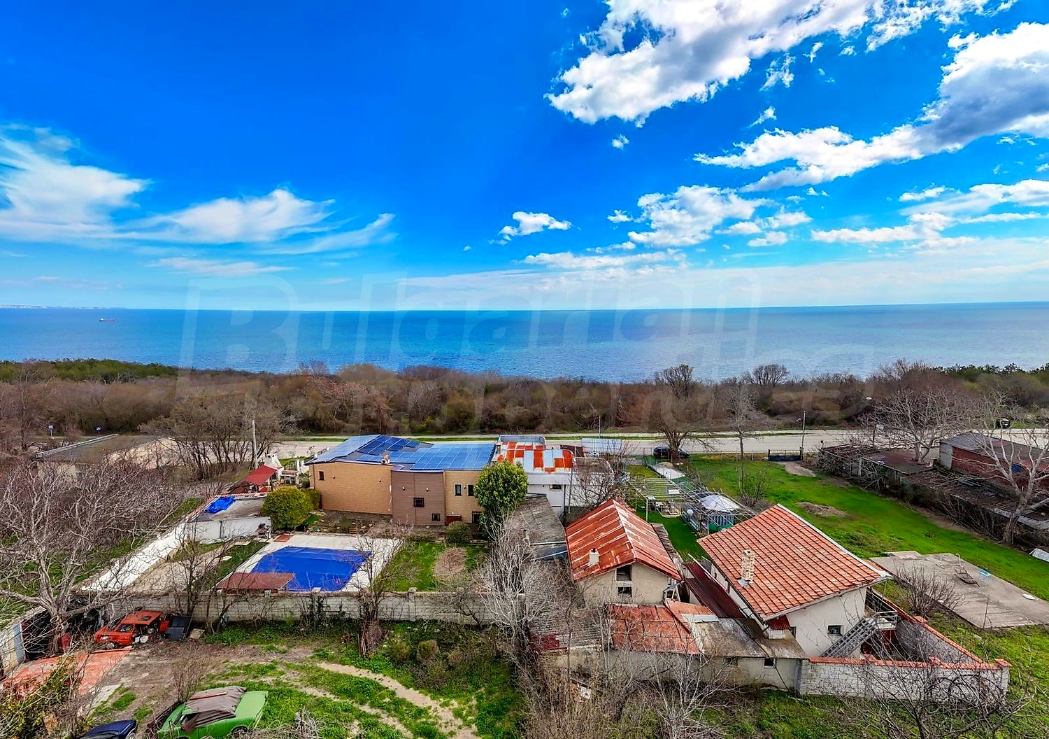outside, sea, pool, garden