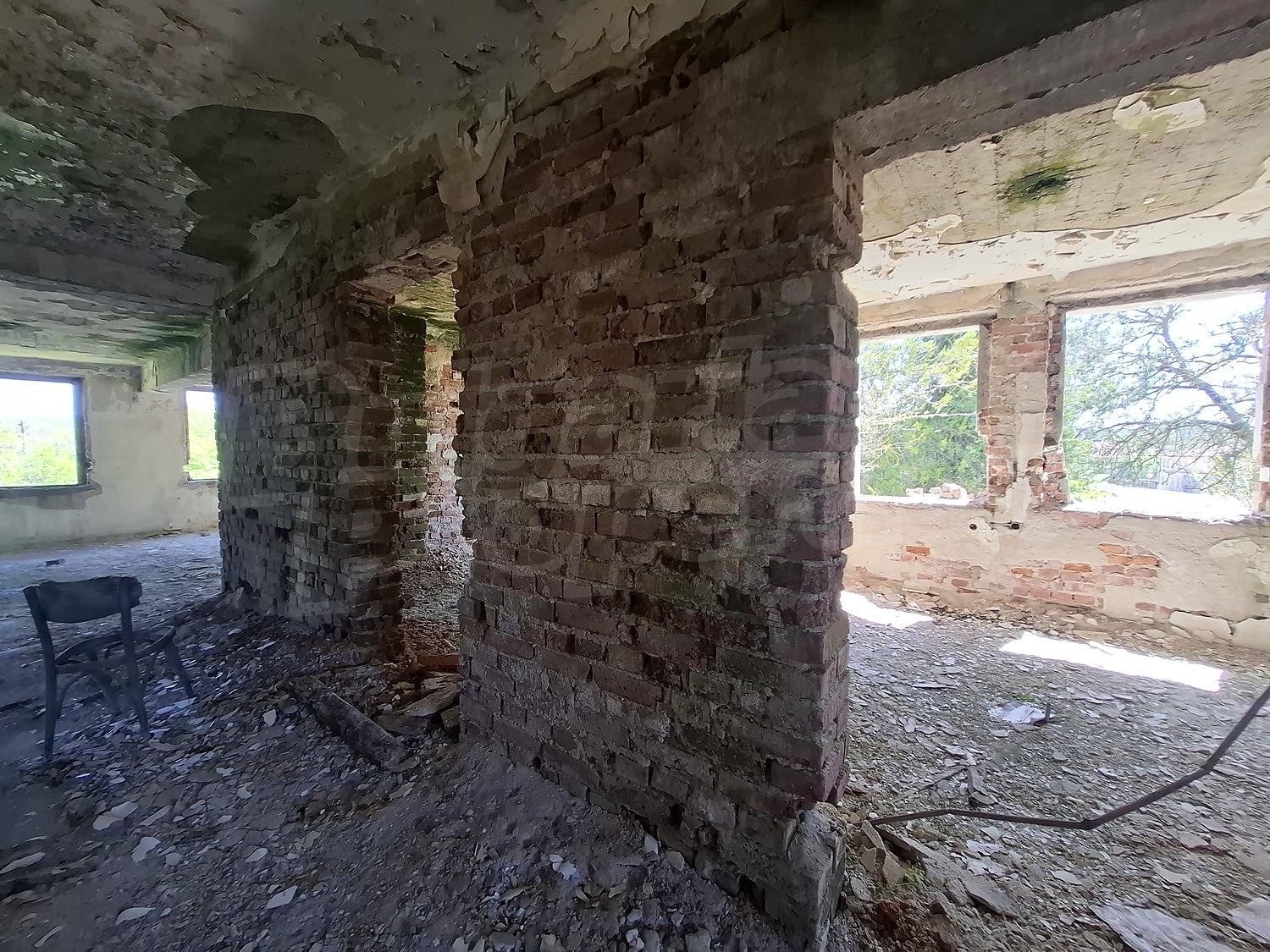 inside