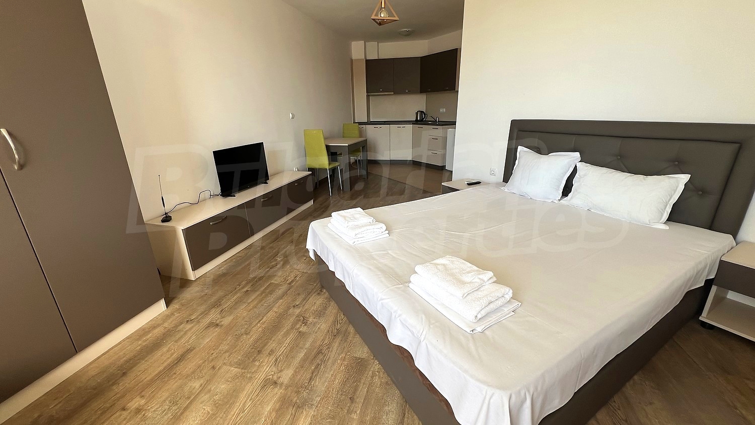 inside, bedroom, kitchen, furnished