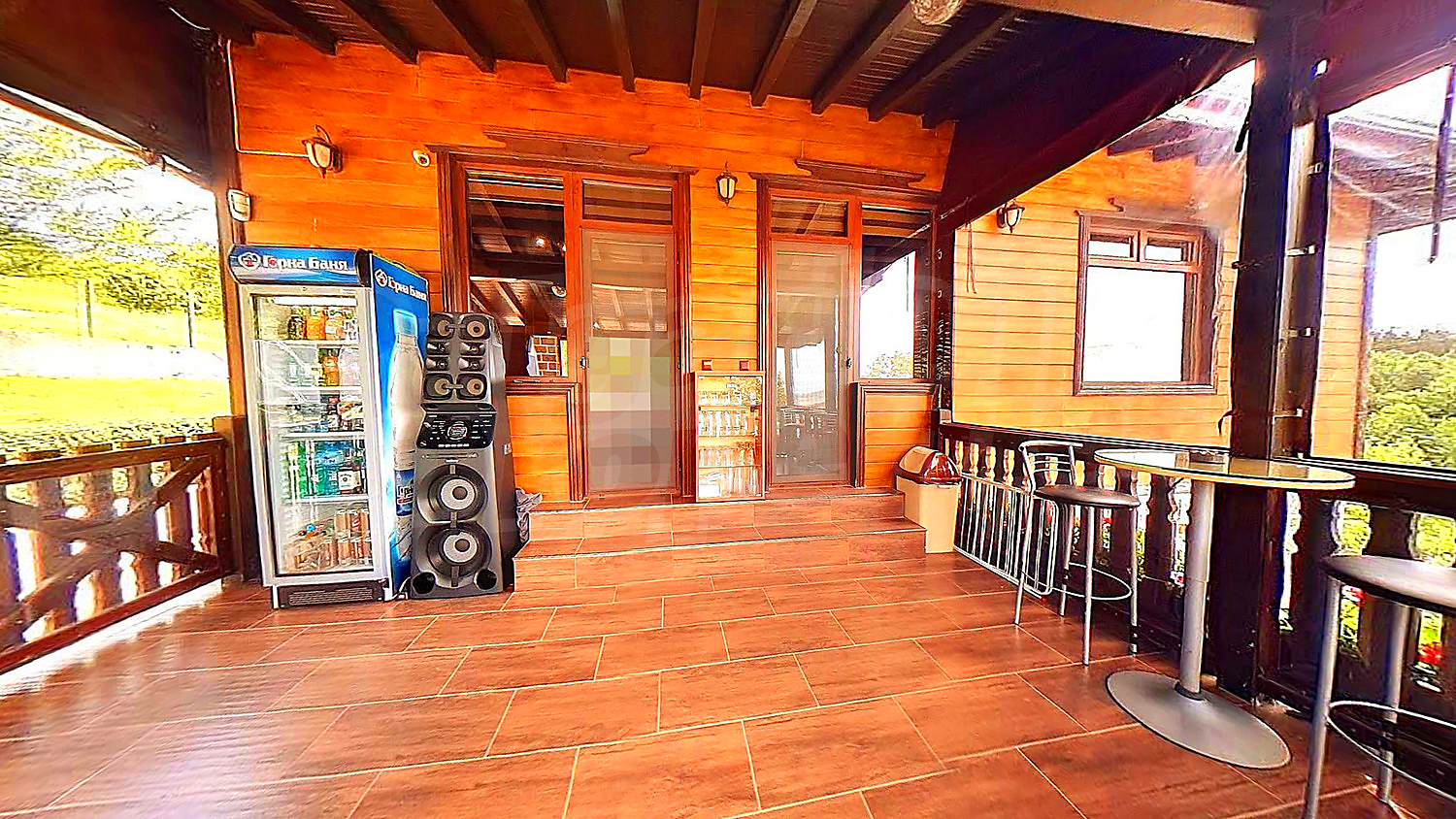 outside, balcony, furnished, garden