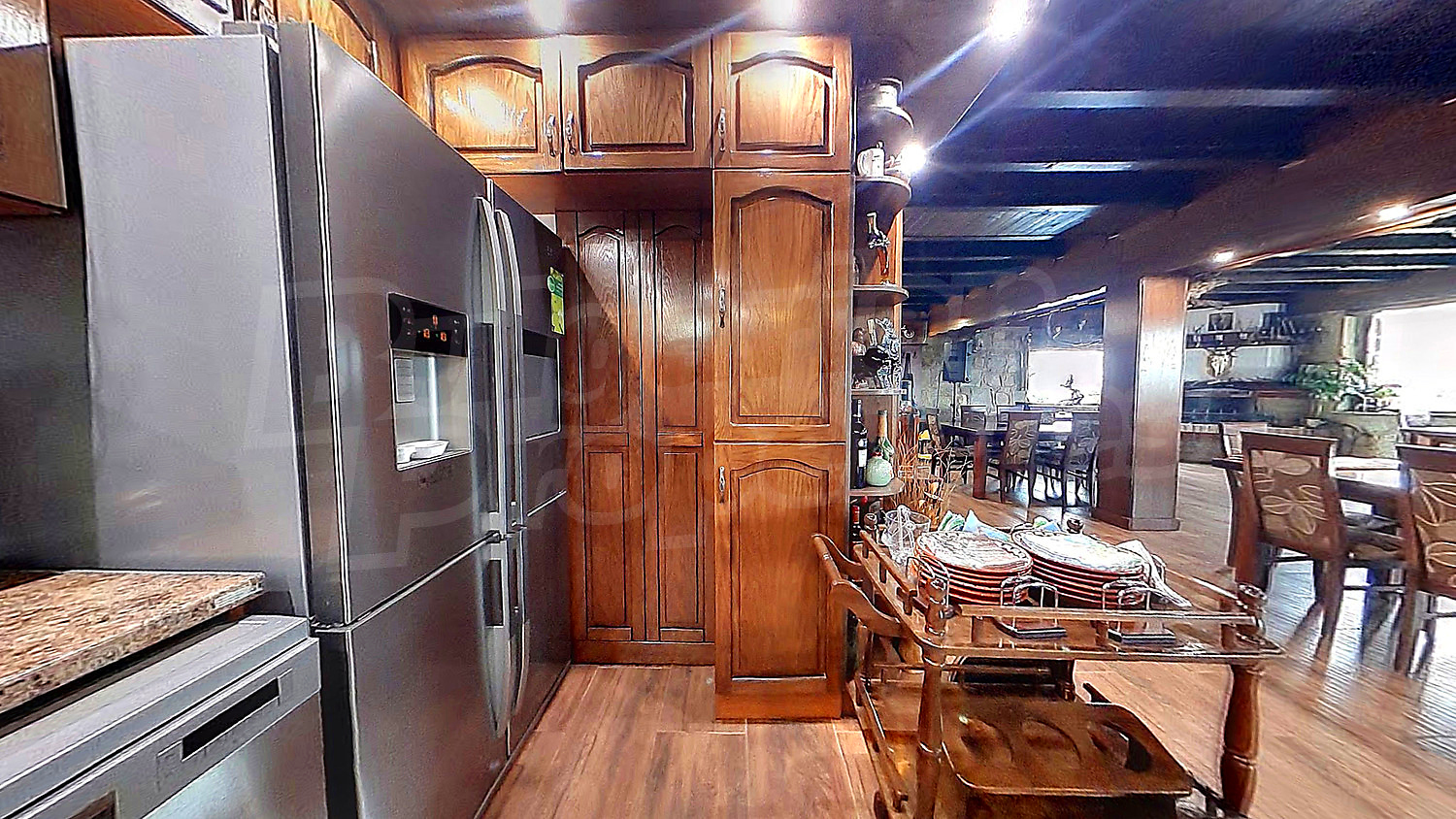 inside, kitchen, furnished