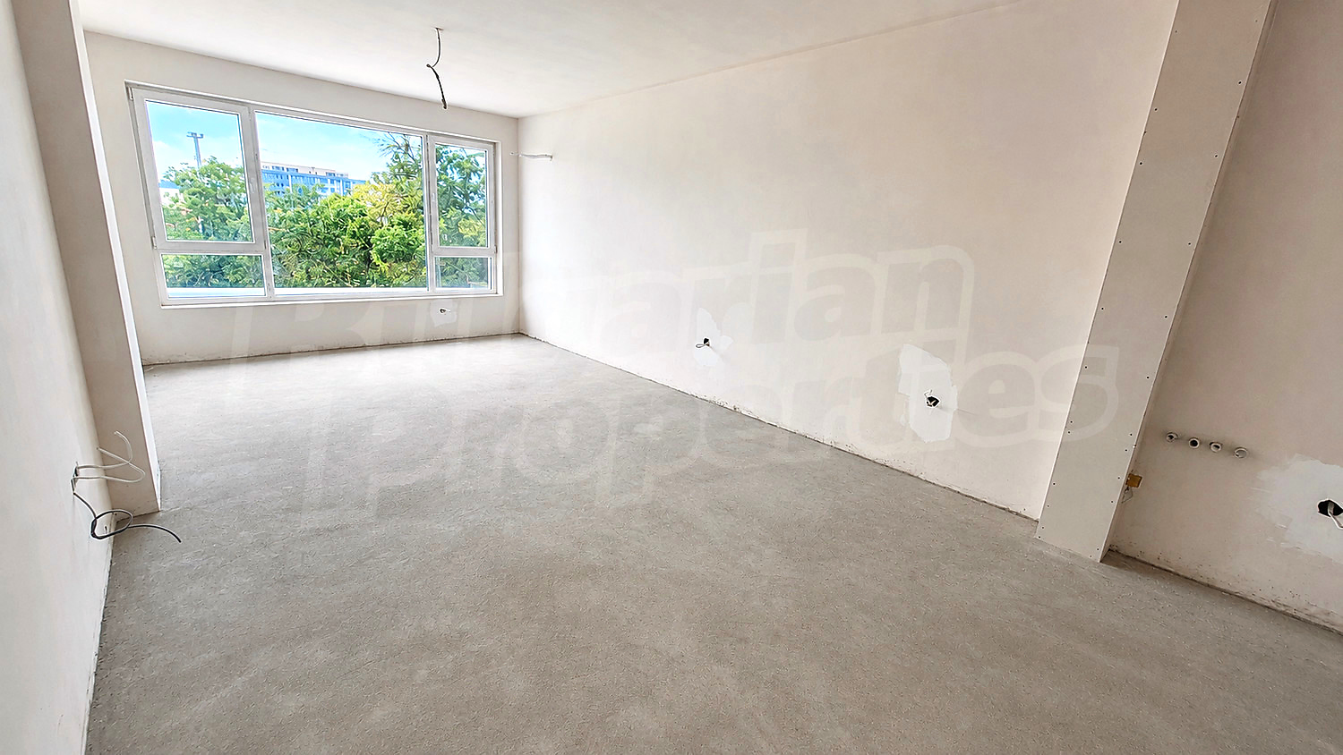 inside, unfurnished