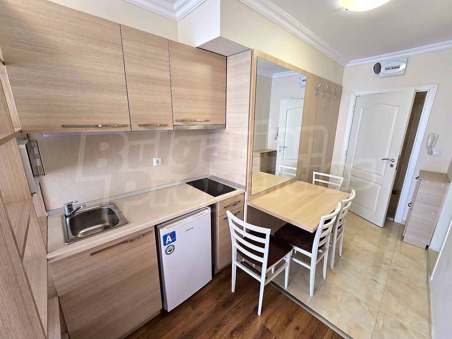 inside, kitchen, furnished