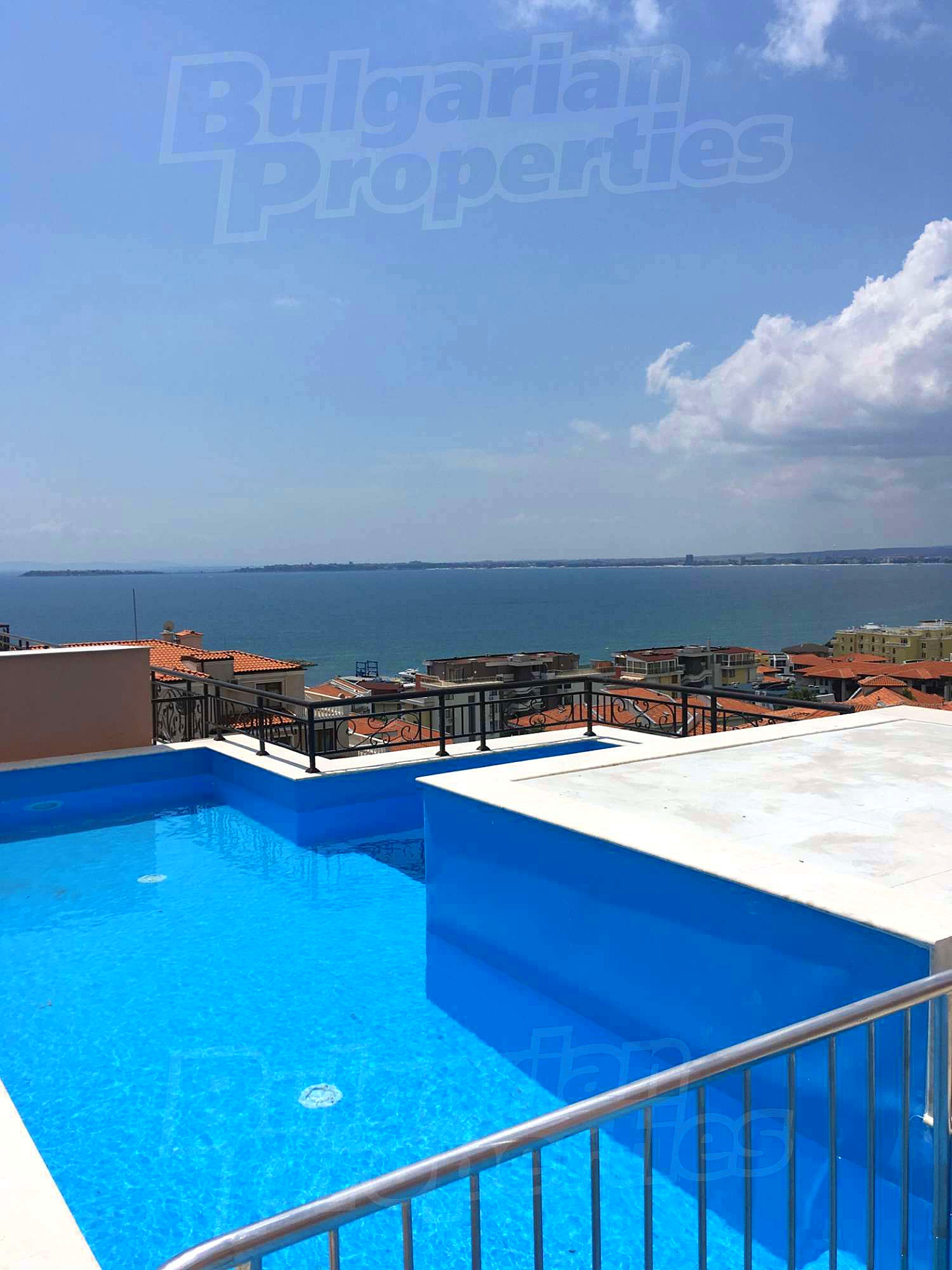 outside, pool, sea, view from balcony