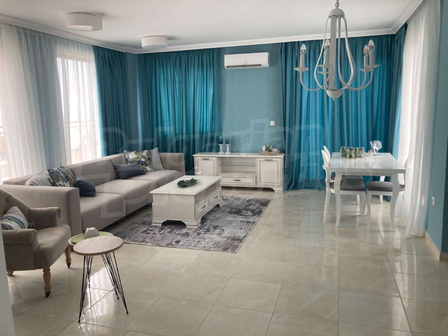 inside, living room, furnished