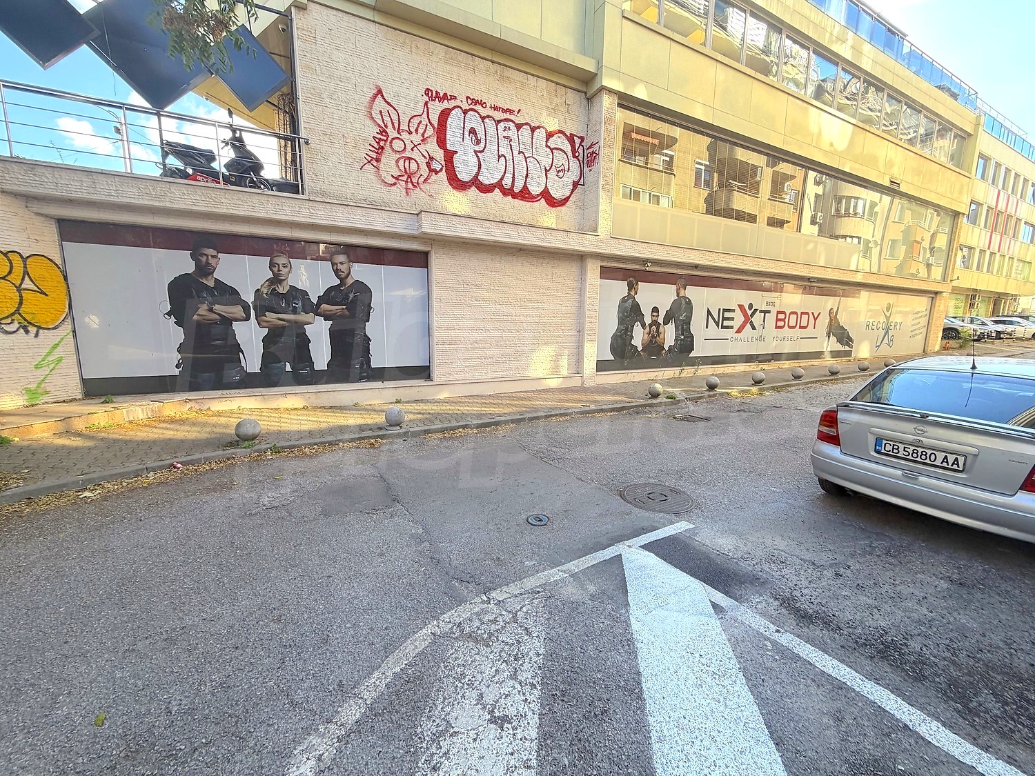 outside, facade, parking