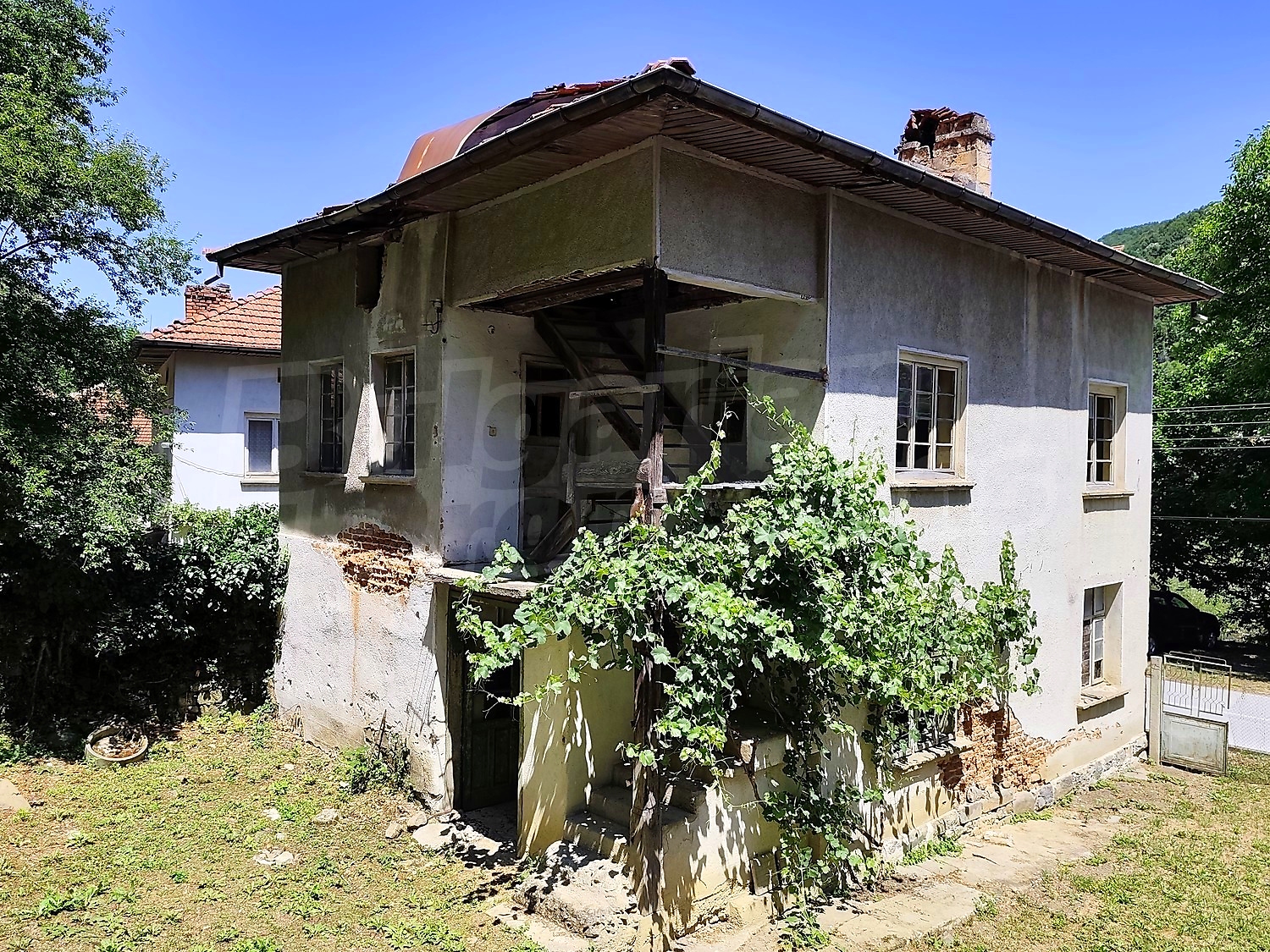 facade, garden, outside
