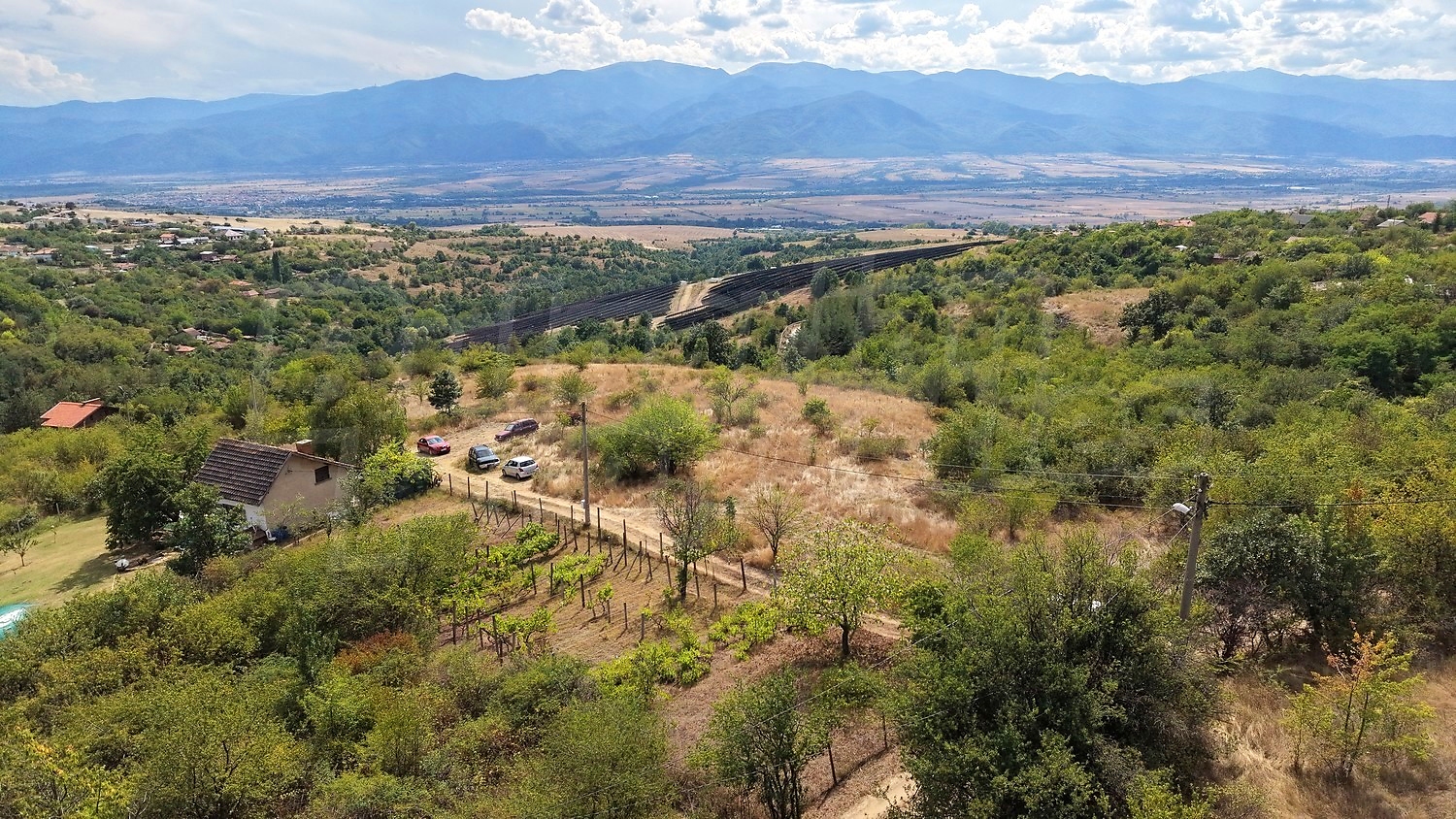 outside, mountain, green area