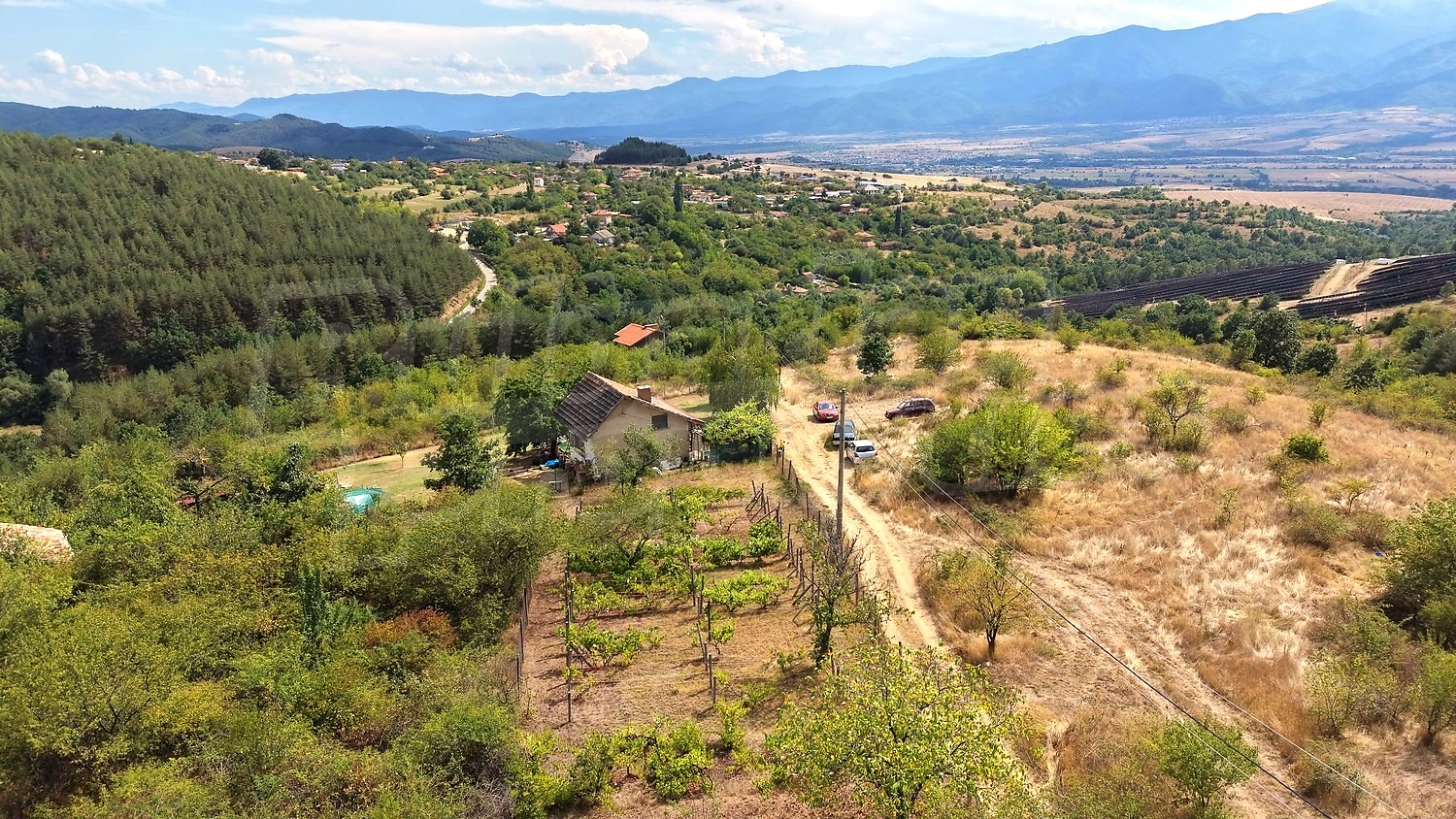 outside, mountain, garden, green area