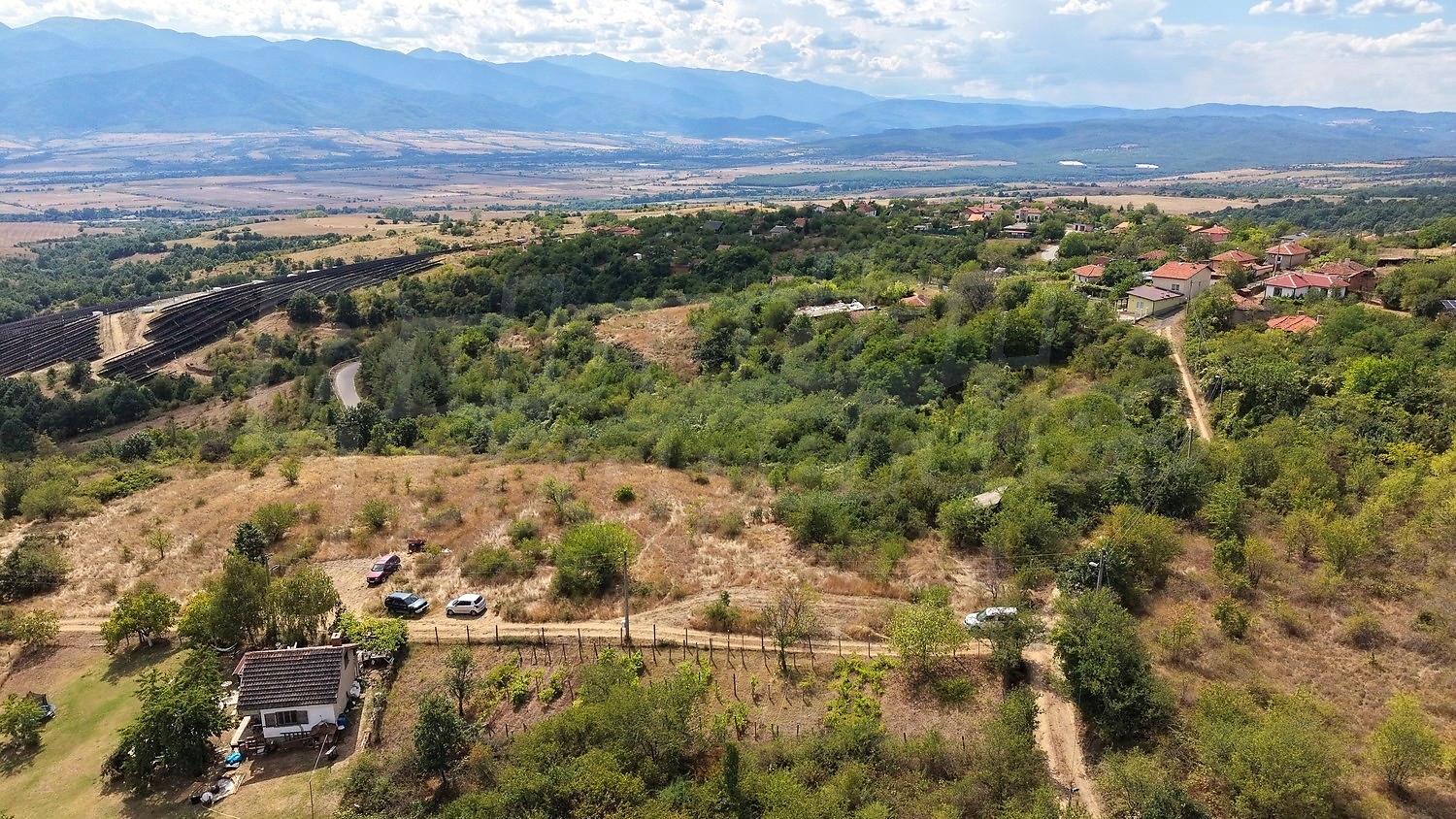 outside, mountain, green area
