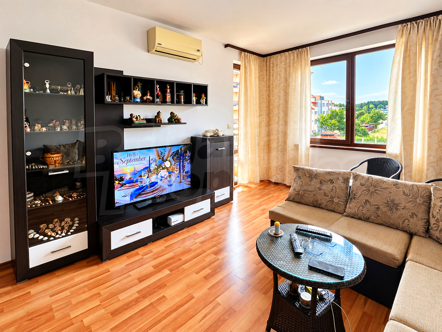 inside, living room, furnished
