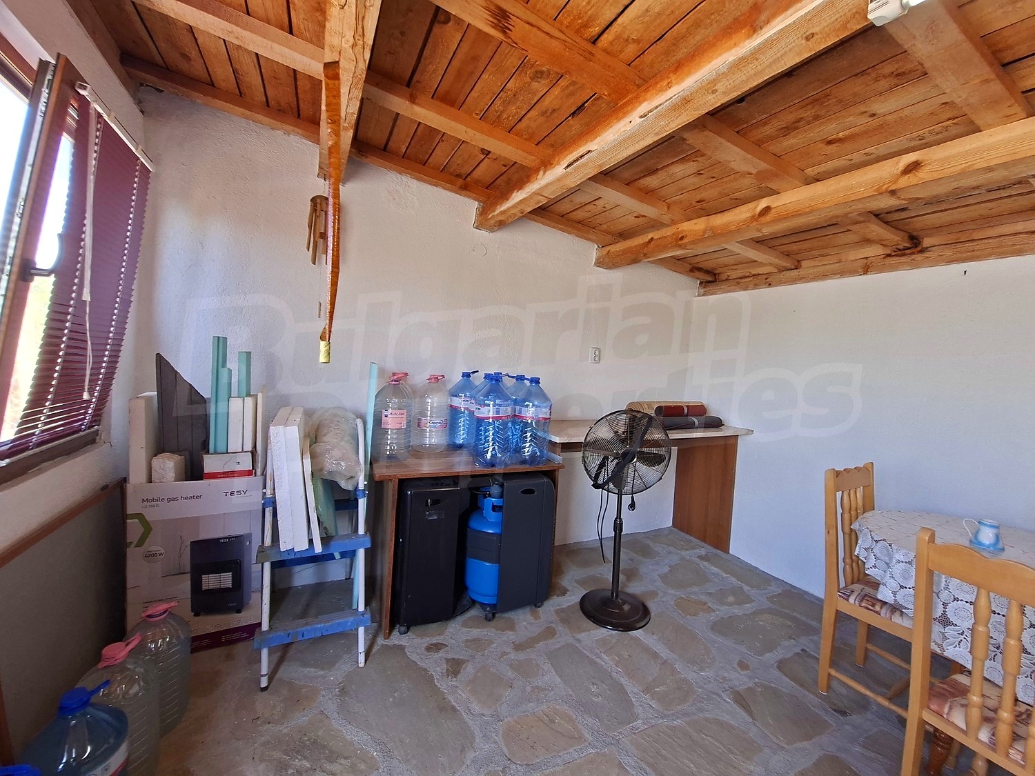 inside, furnished