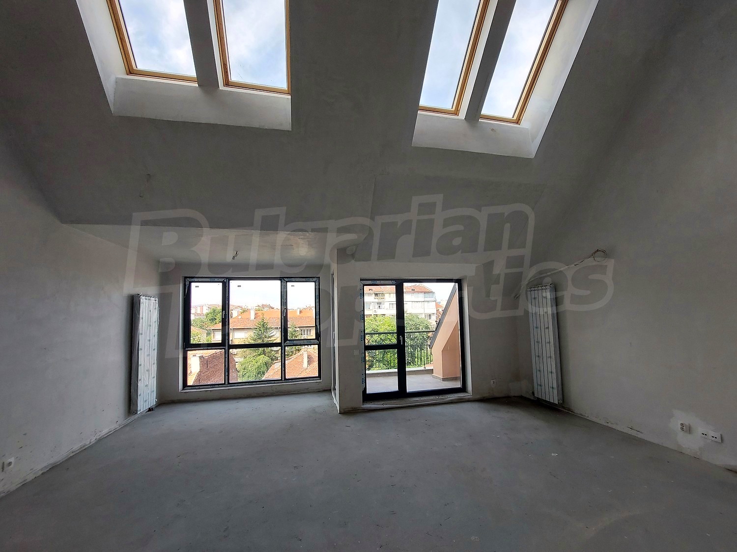 inside, view from balcony