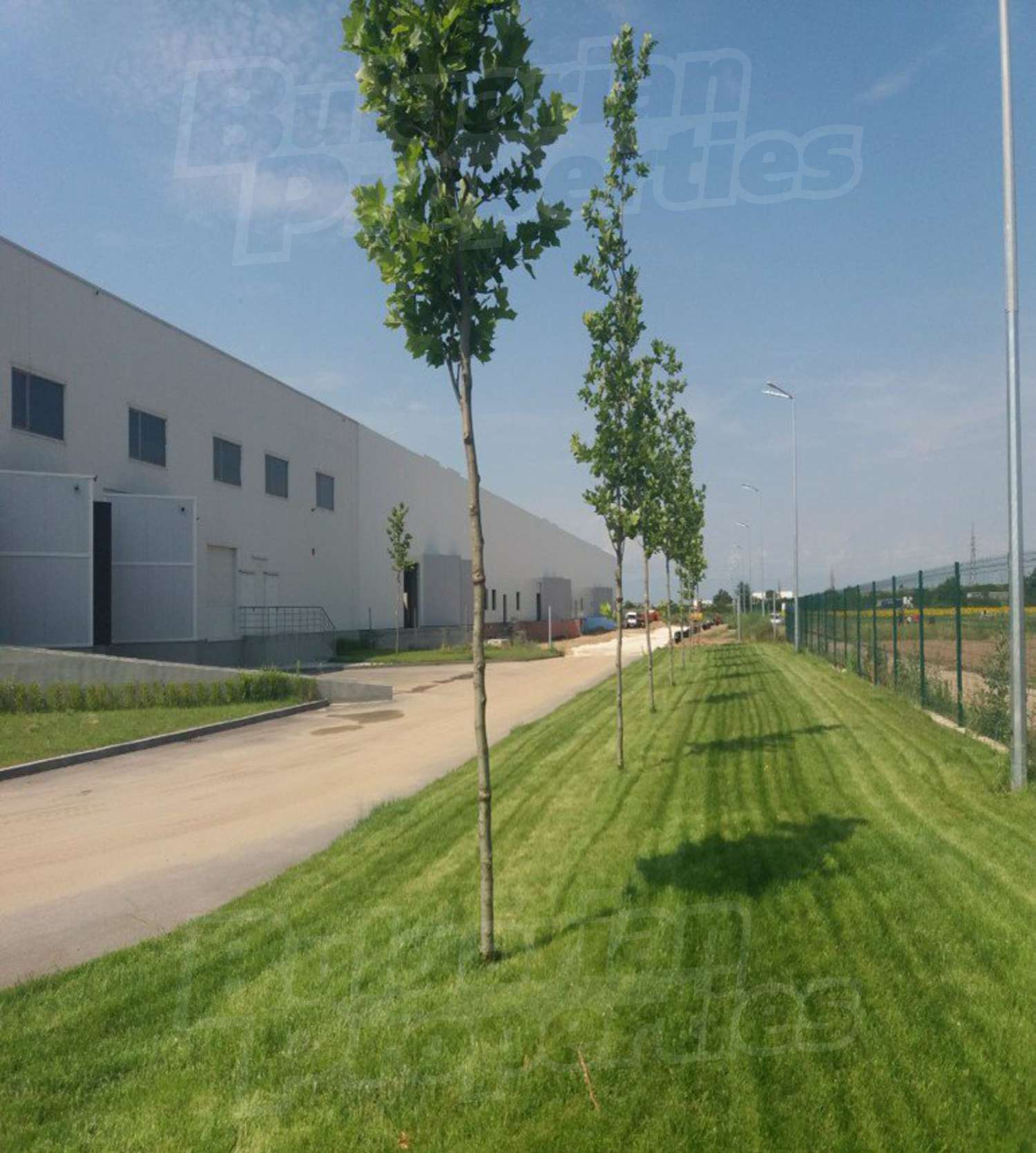 outside, facade, green area
