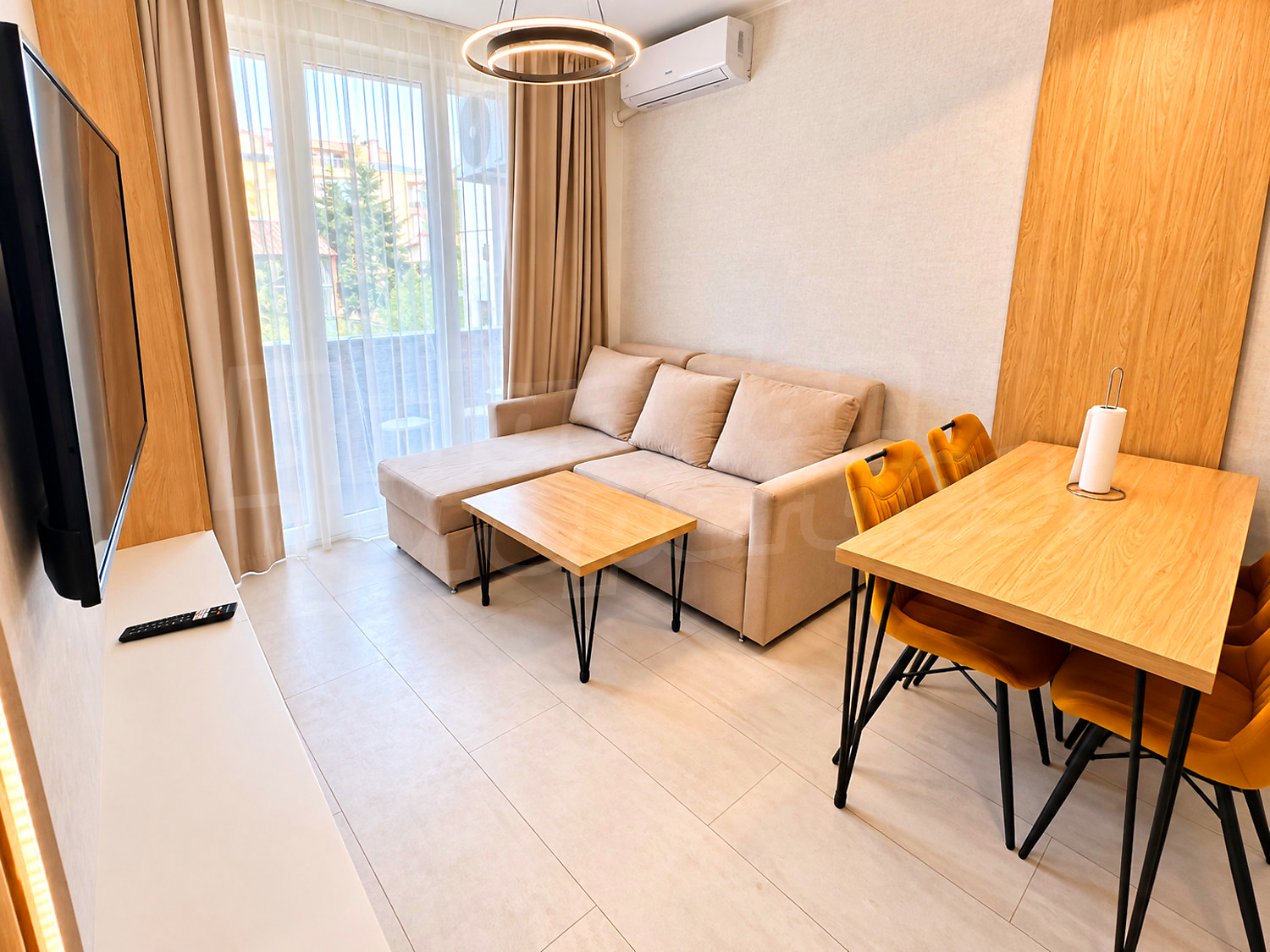 inside, living room, furnished