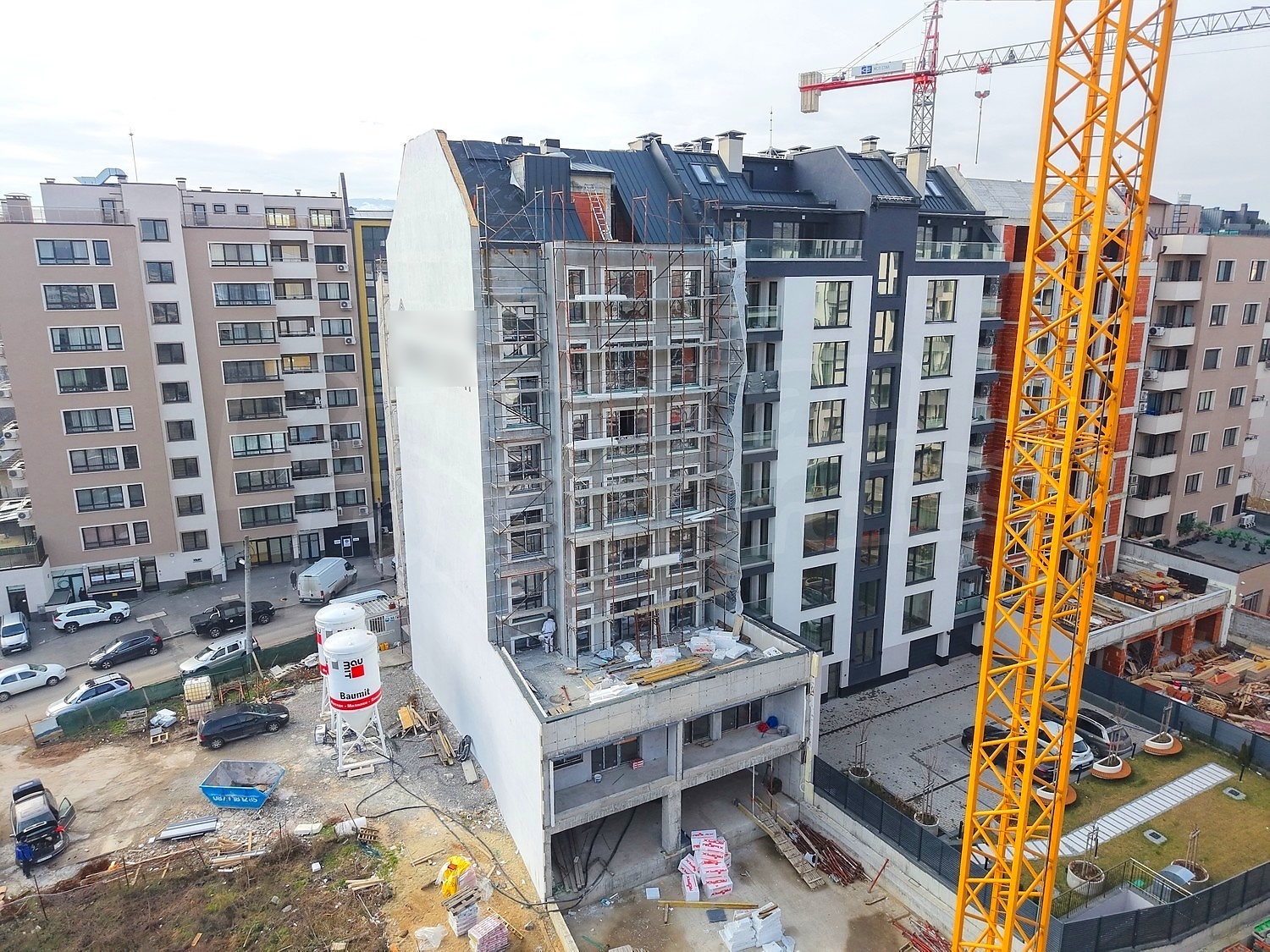 outside, facade, construction