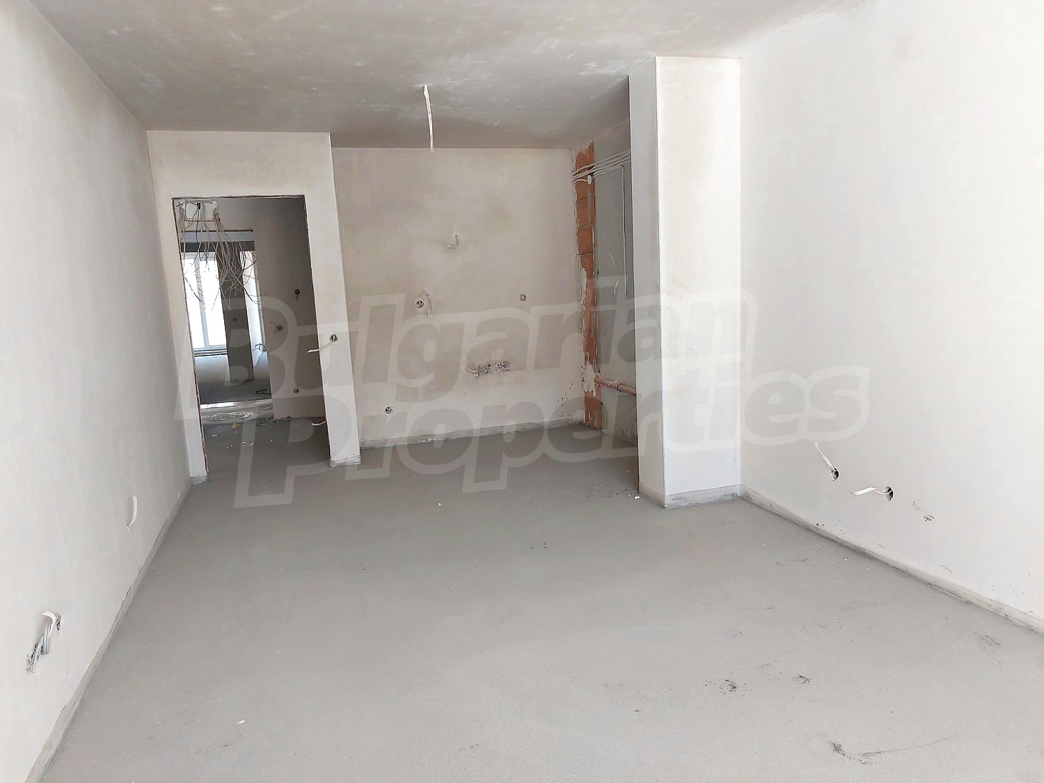 inside, unfurnished