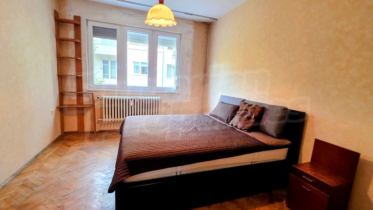 bedroom, inside, furnished