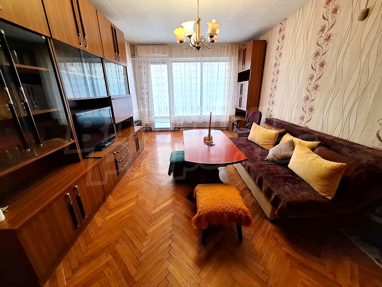 inside, living room, furnished