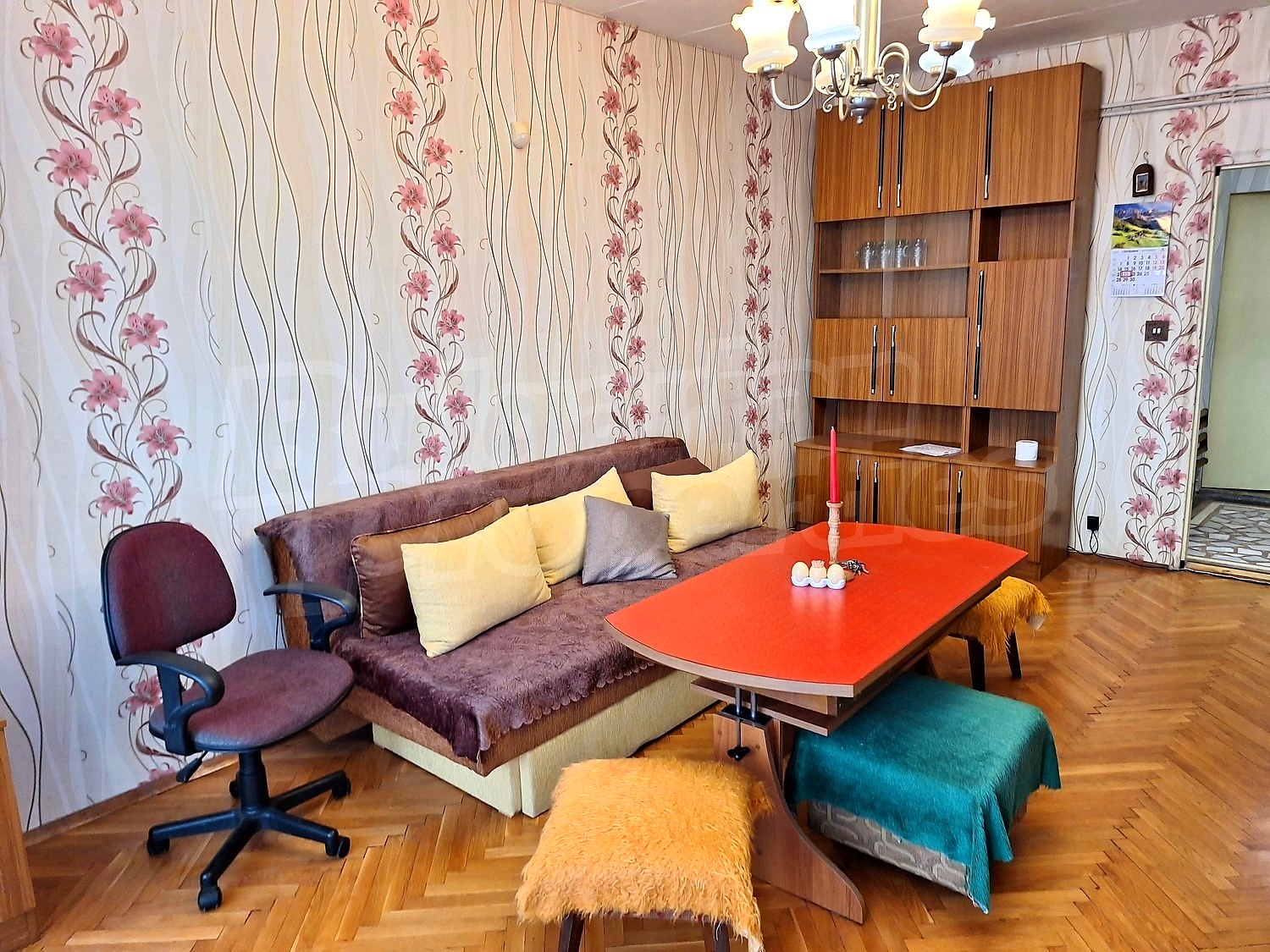 inside, living room, furnished