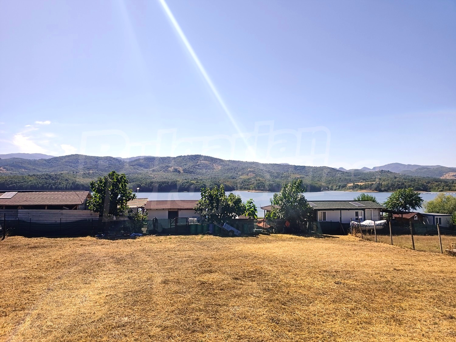 outside, mountain, garden, view from balcony