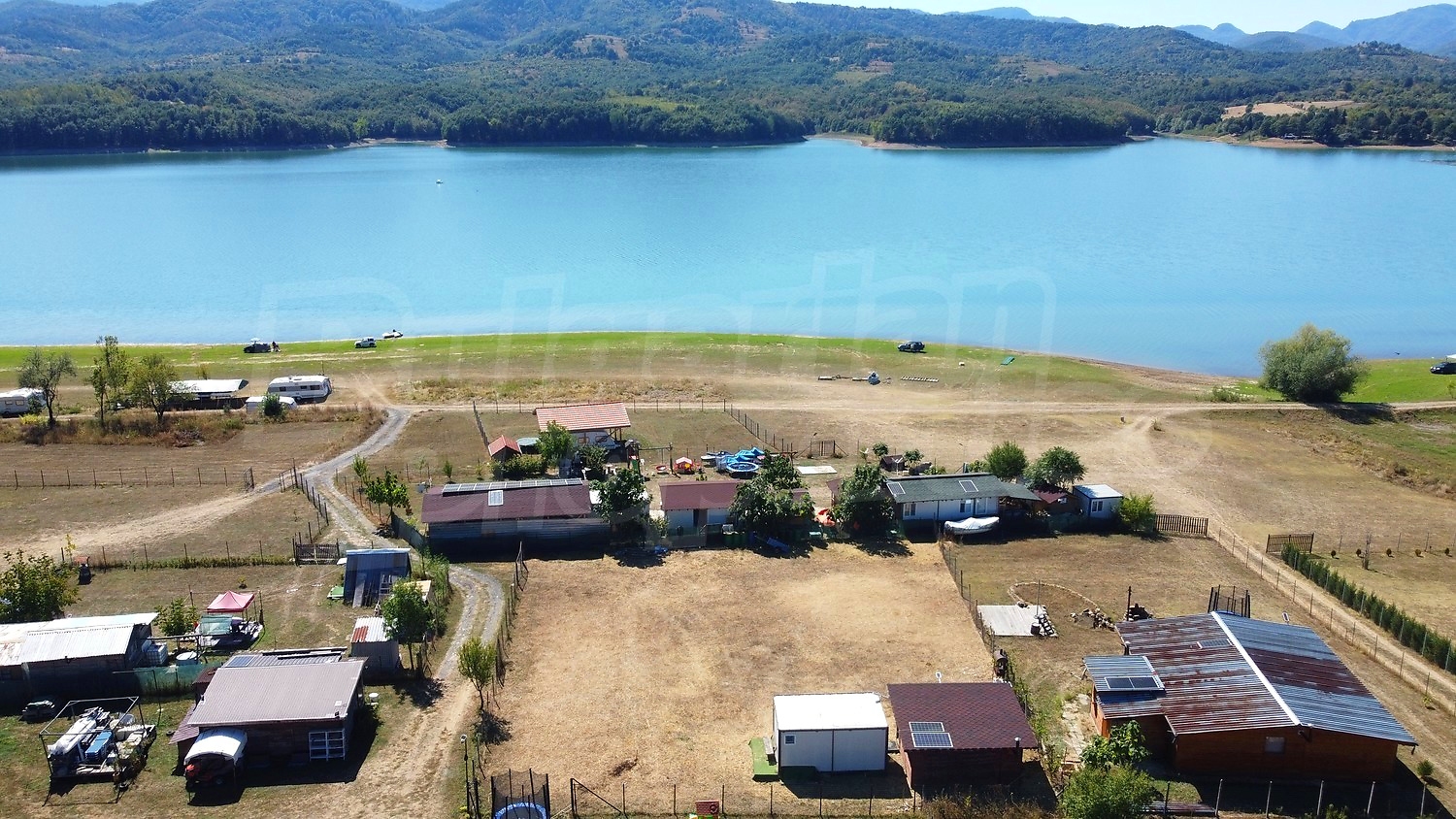 outside, sea, mountain, green area