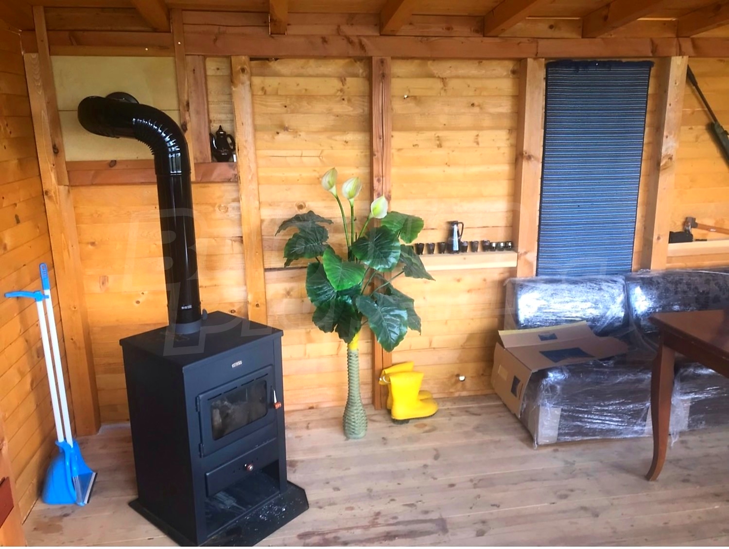 inside, furnished, fireplace