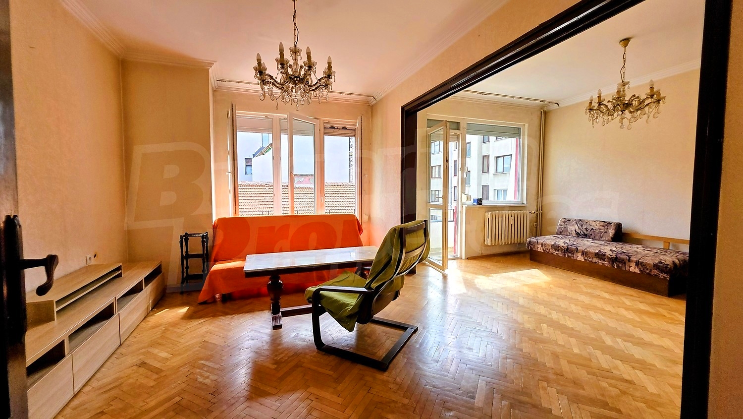 inside, living room, furnished