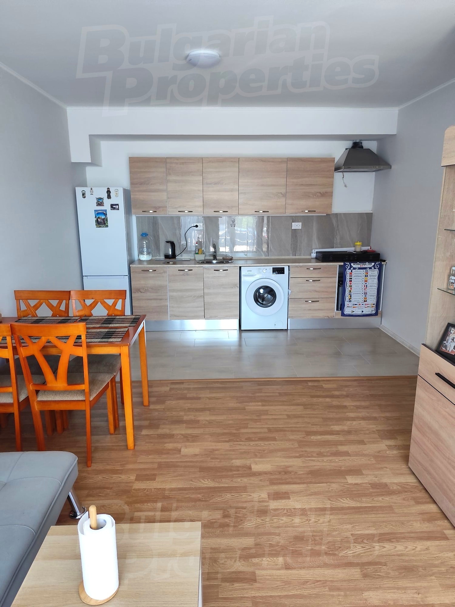 inside, kitchen, furnished