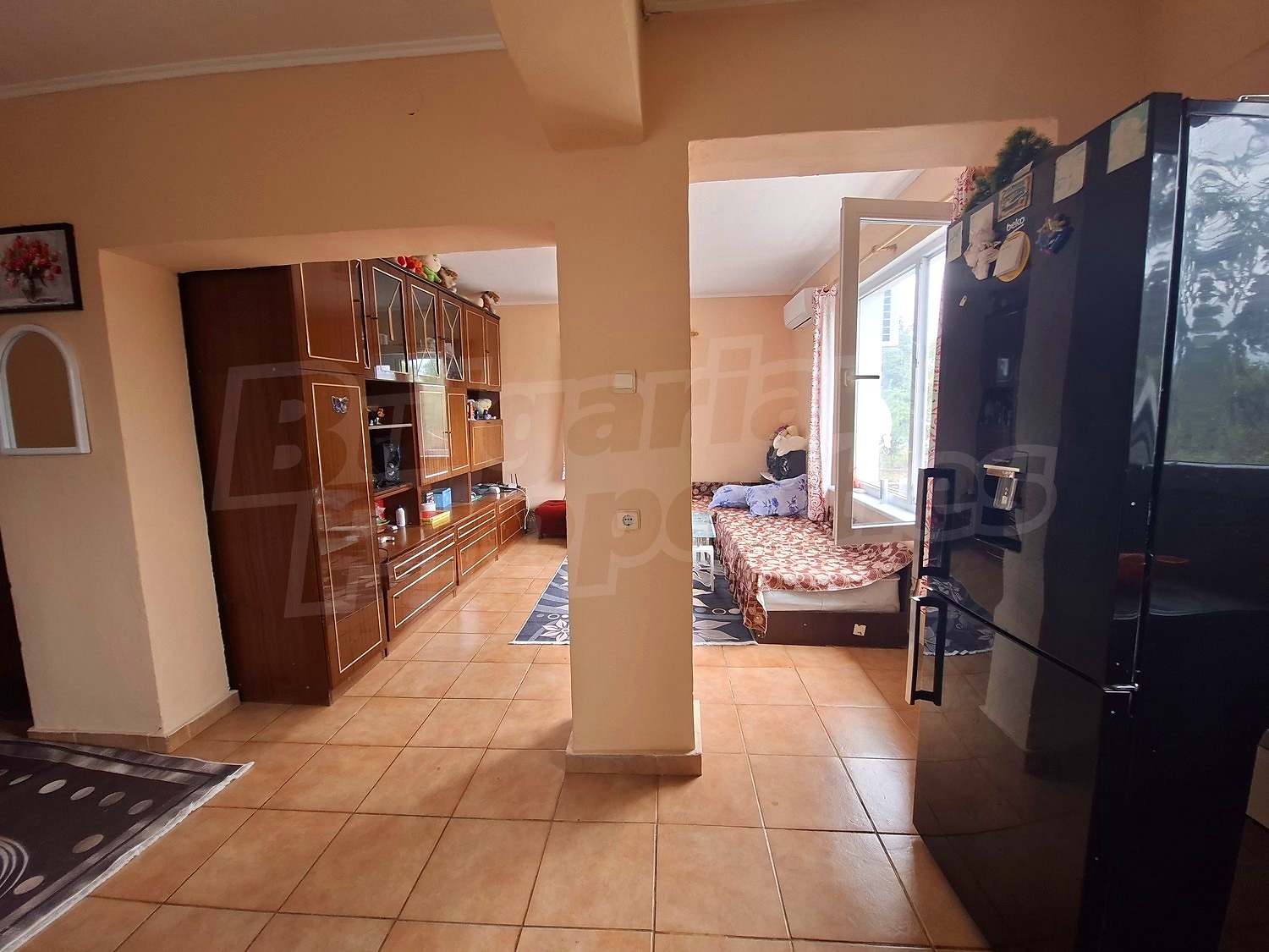 inside, living room, furnished