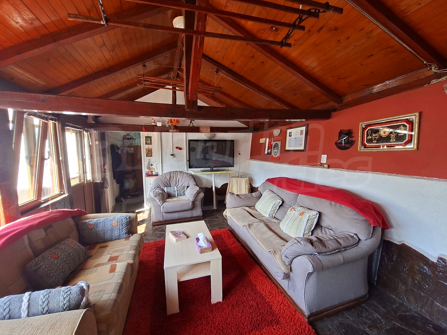 inside, living room, furnished