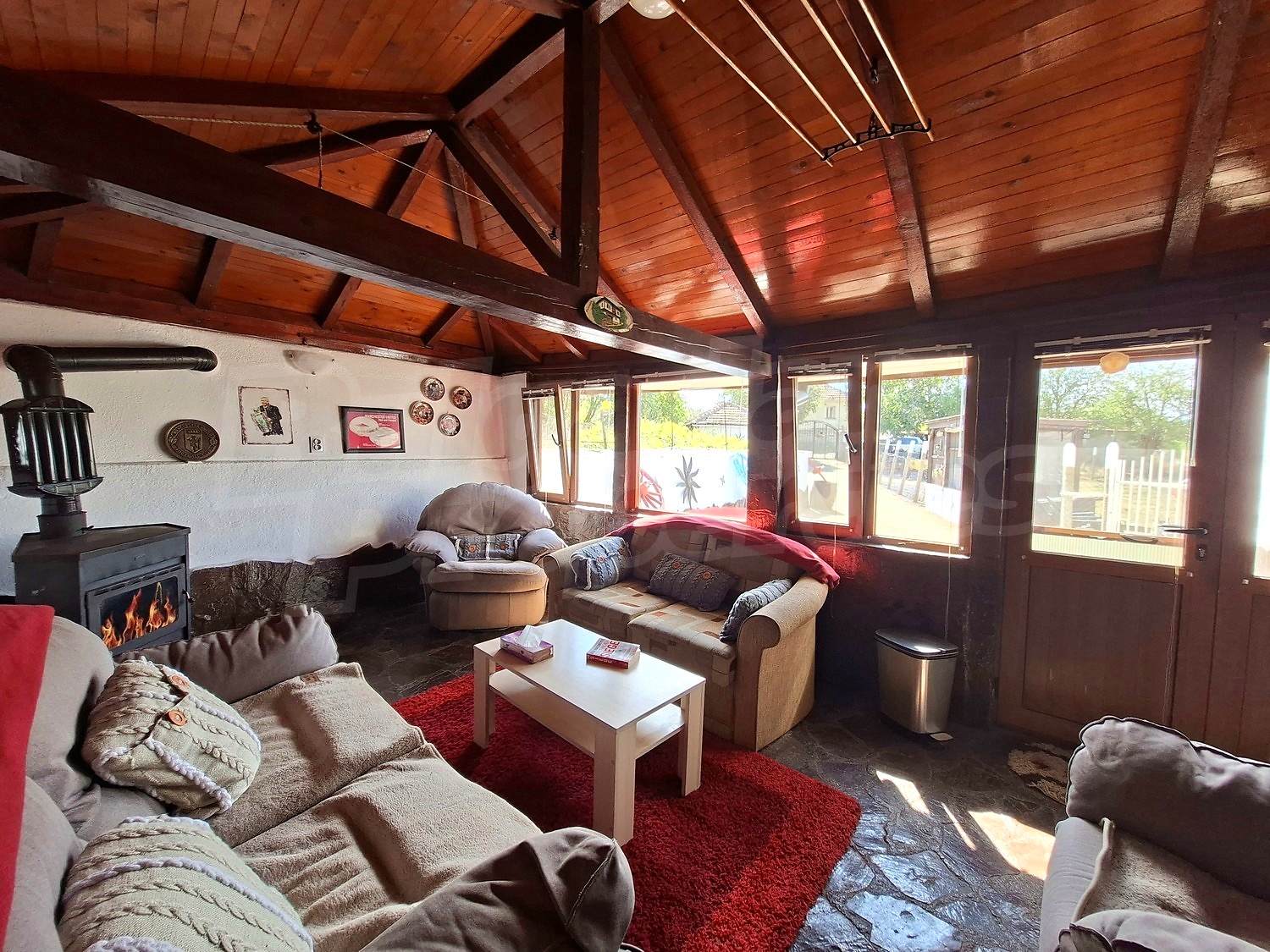 inside, living room, furnished