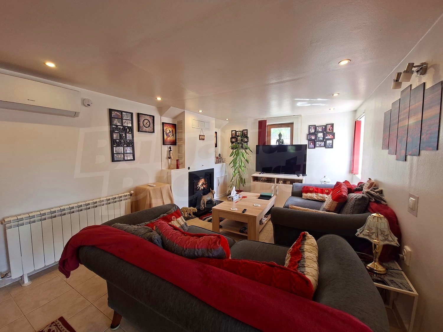inside, living room, furnished