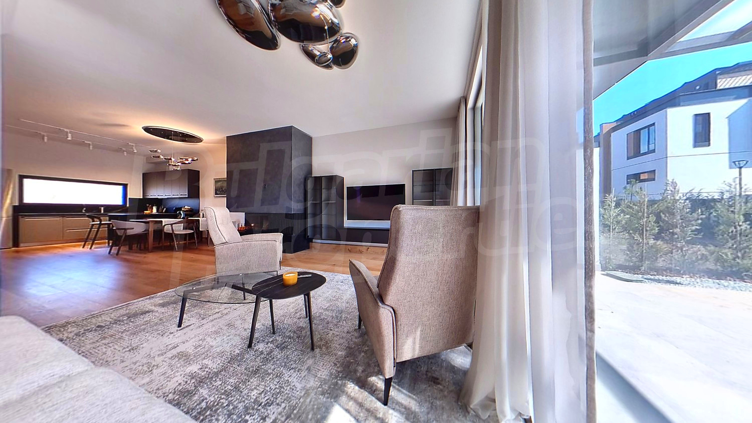 inside, living room, furnished