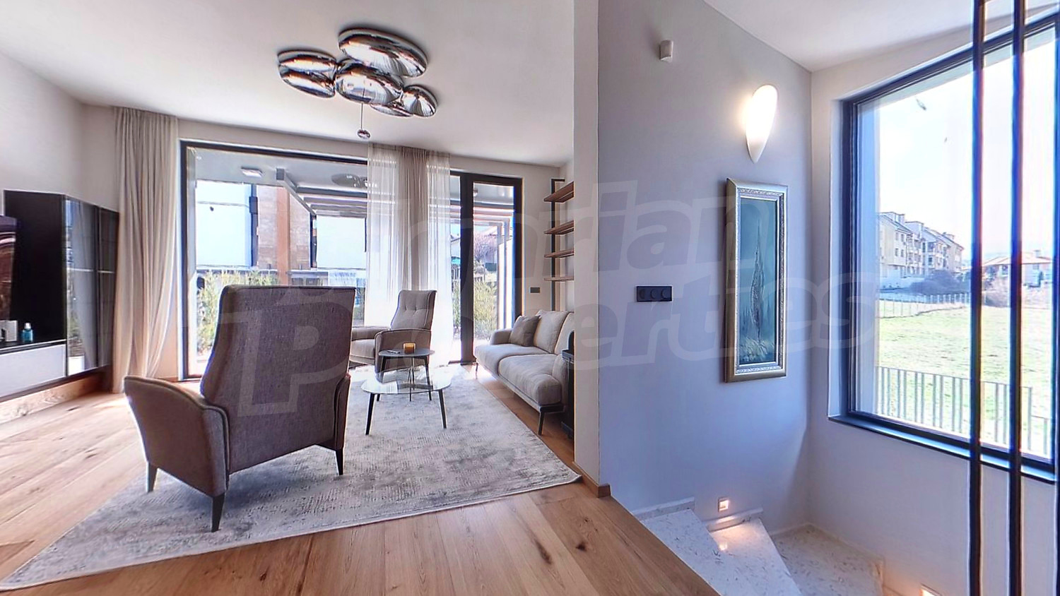 inside, living room, furnished
