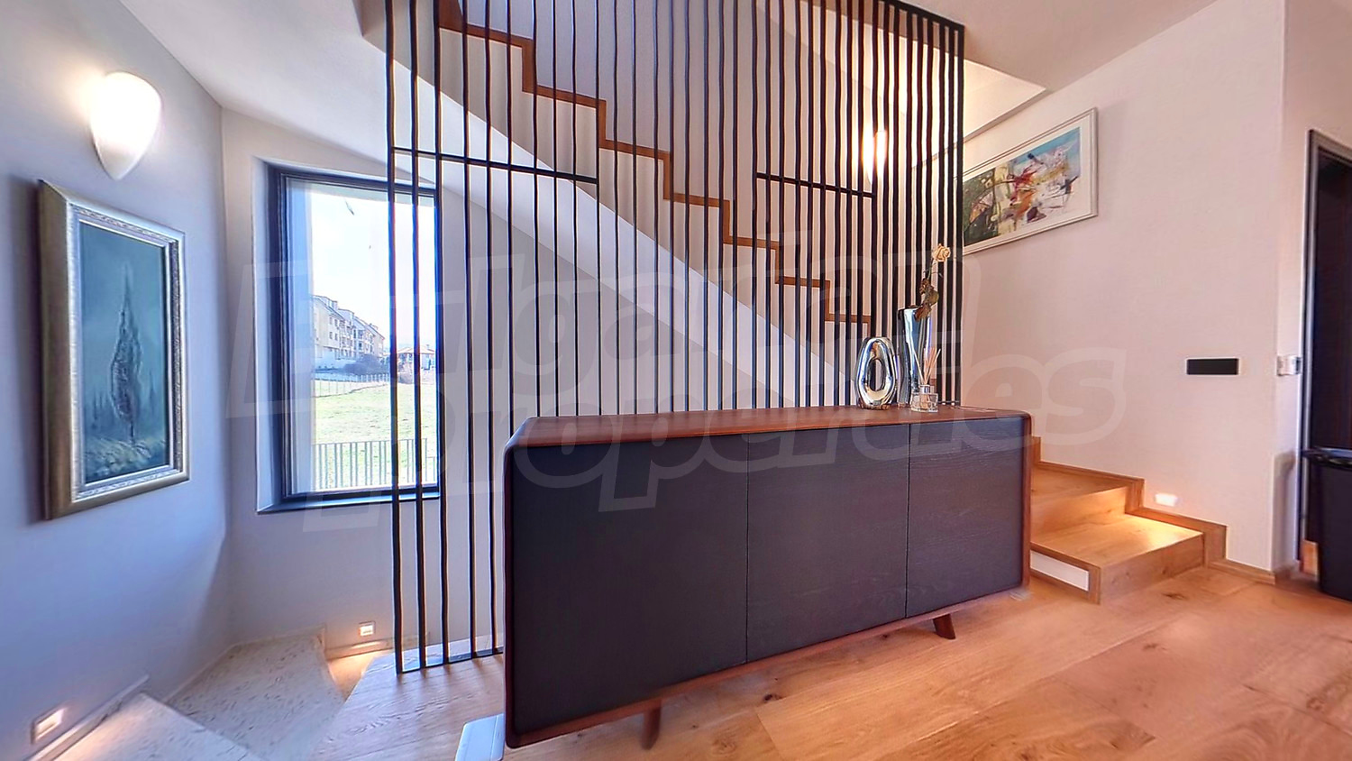 inside, stairs