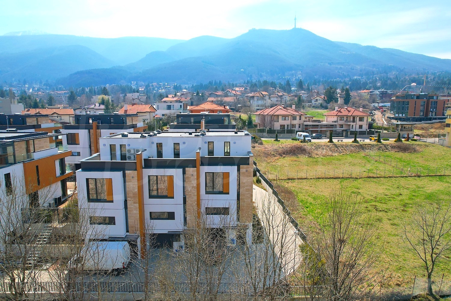 outside, facade, mountain, green area
