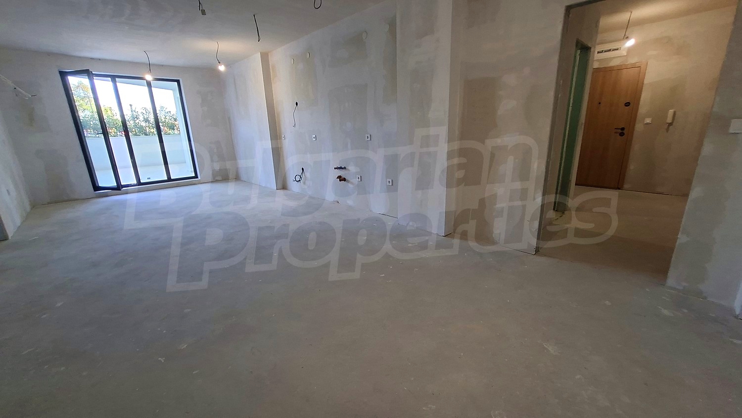 inside, unfurnished