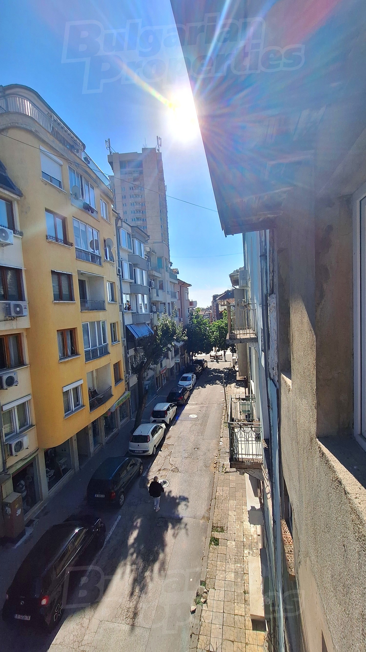 outside, facade, view from balcony