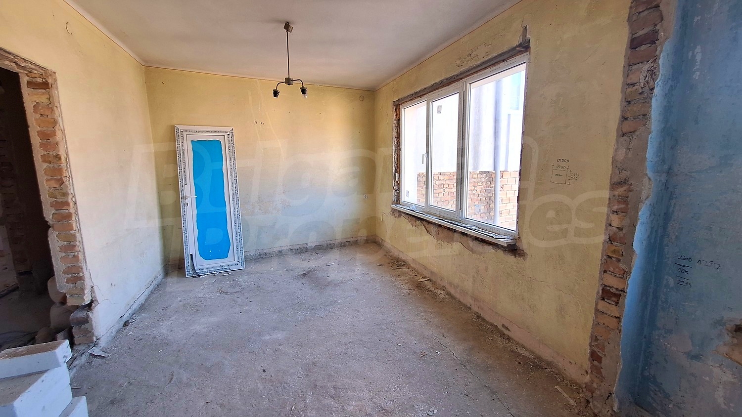 inside, unfurnished