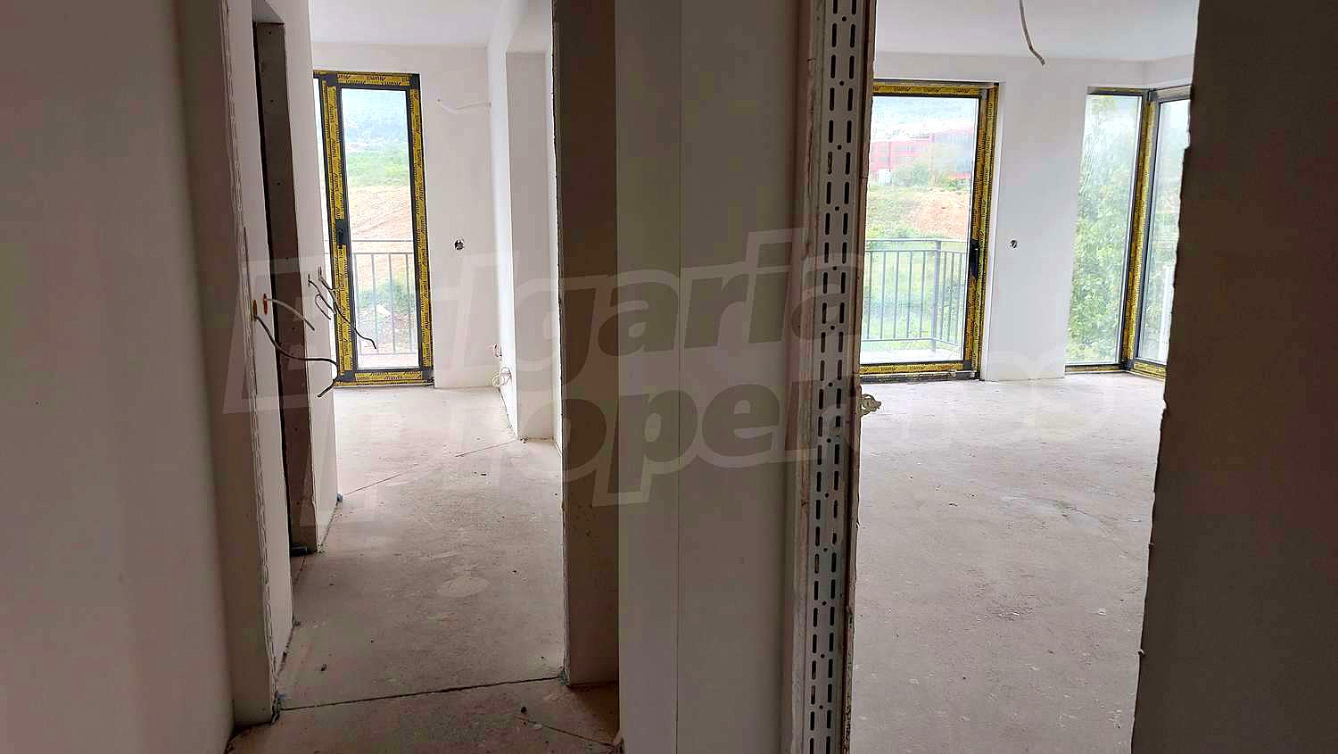 inside, view from balcony