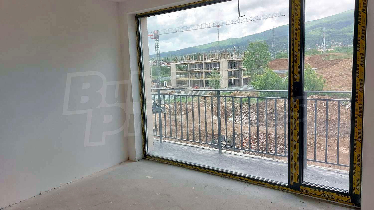 inside, view from balcony