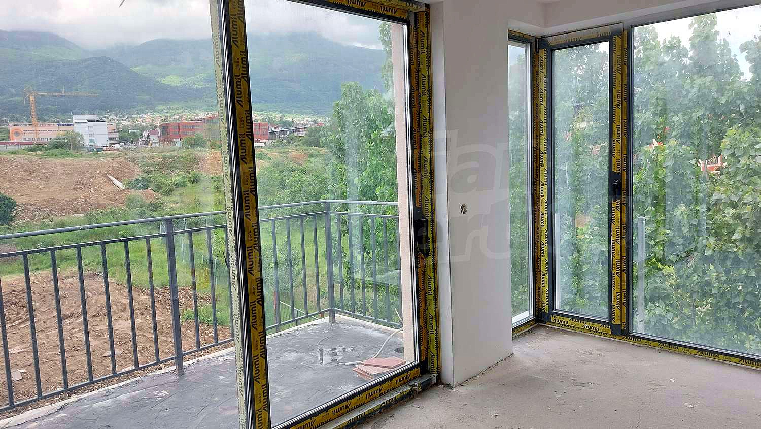 inside, view from balcony