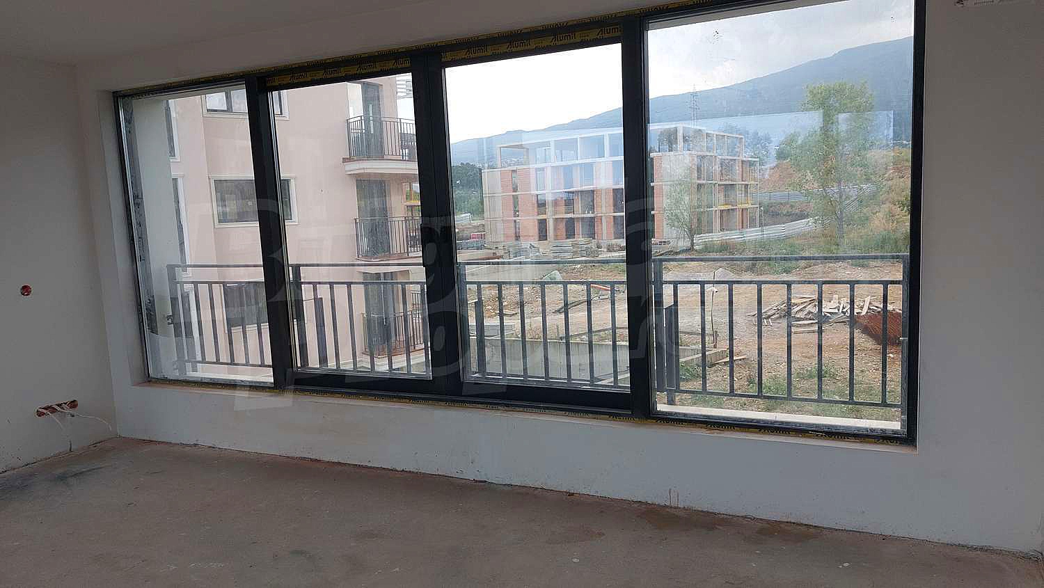 inside, view from balcony