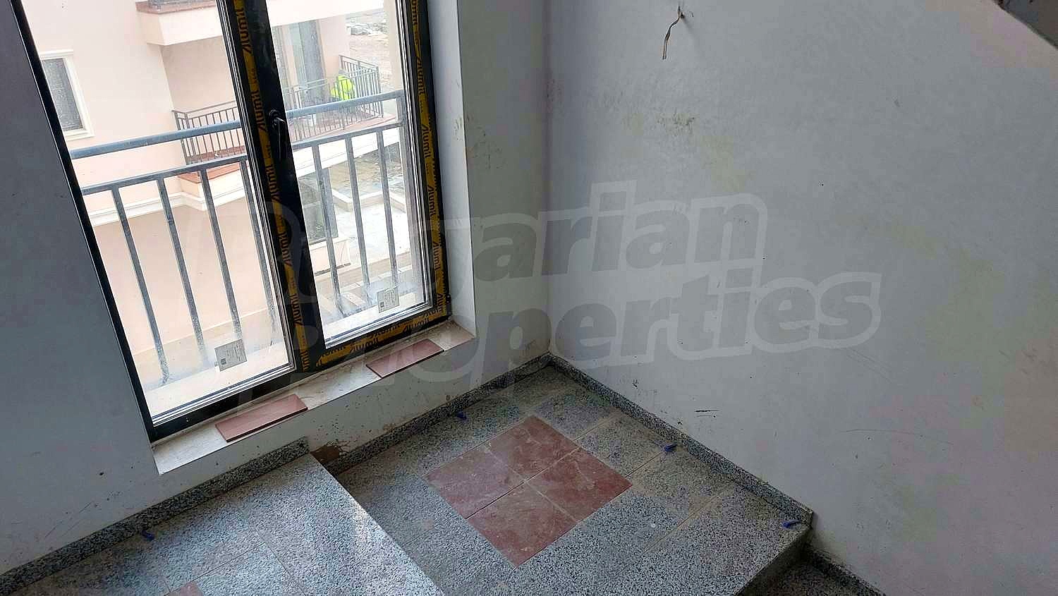 stairs, view from balcony, inside