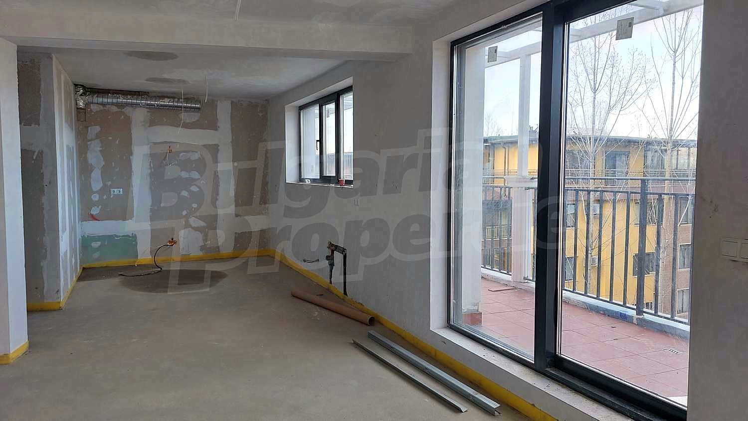 inside, view from balcony