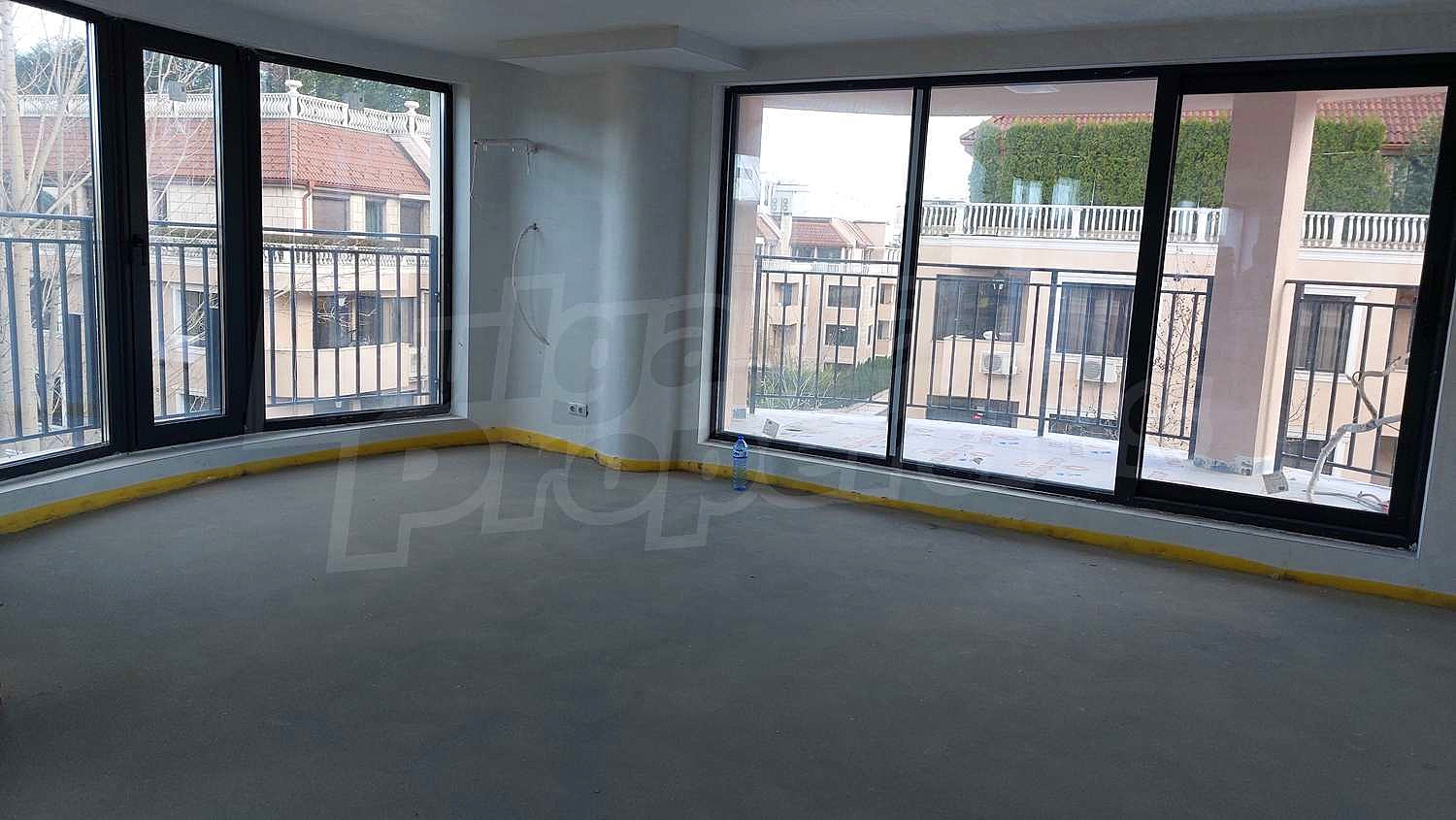 inside, view from balcony