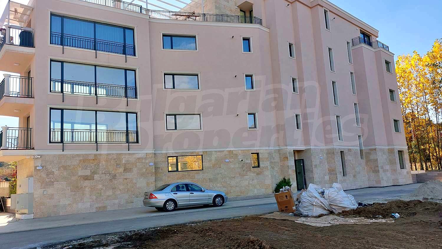 outside, facade, parking
